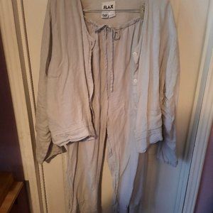 Flax Women's Pants & Top Coordinate